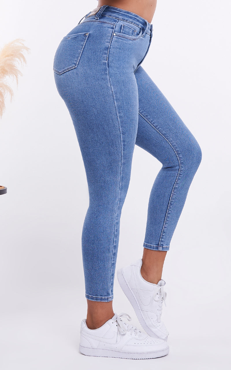 BASIC SKINNY ANKLE JEANS