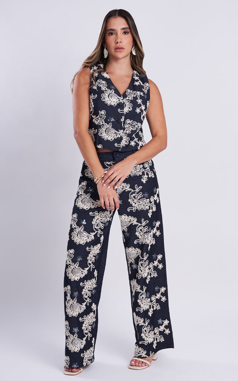 BLUE WAVE VEST & PANTS