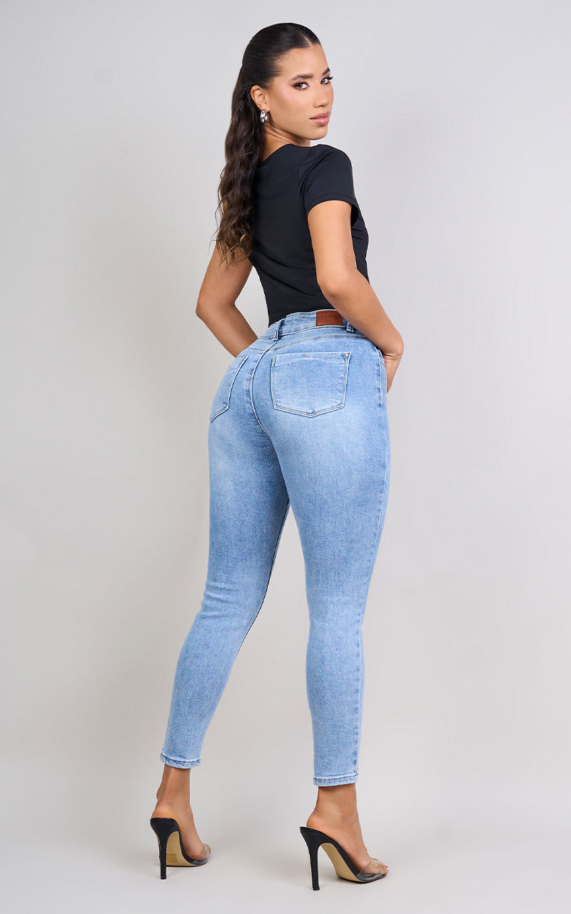 BASIC SKINNY ANKLE JEANS