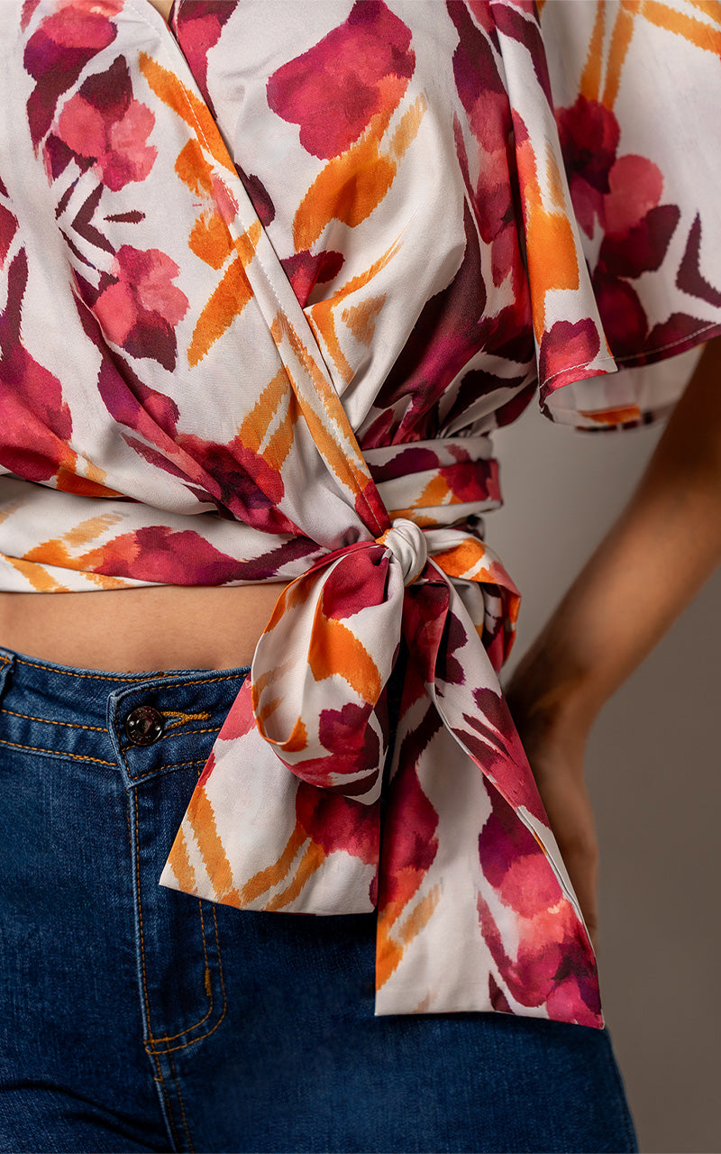 ALESSIA BLOUSE & IBBIE FLARE JEANS