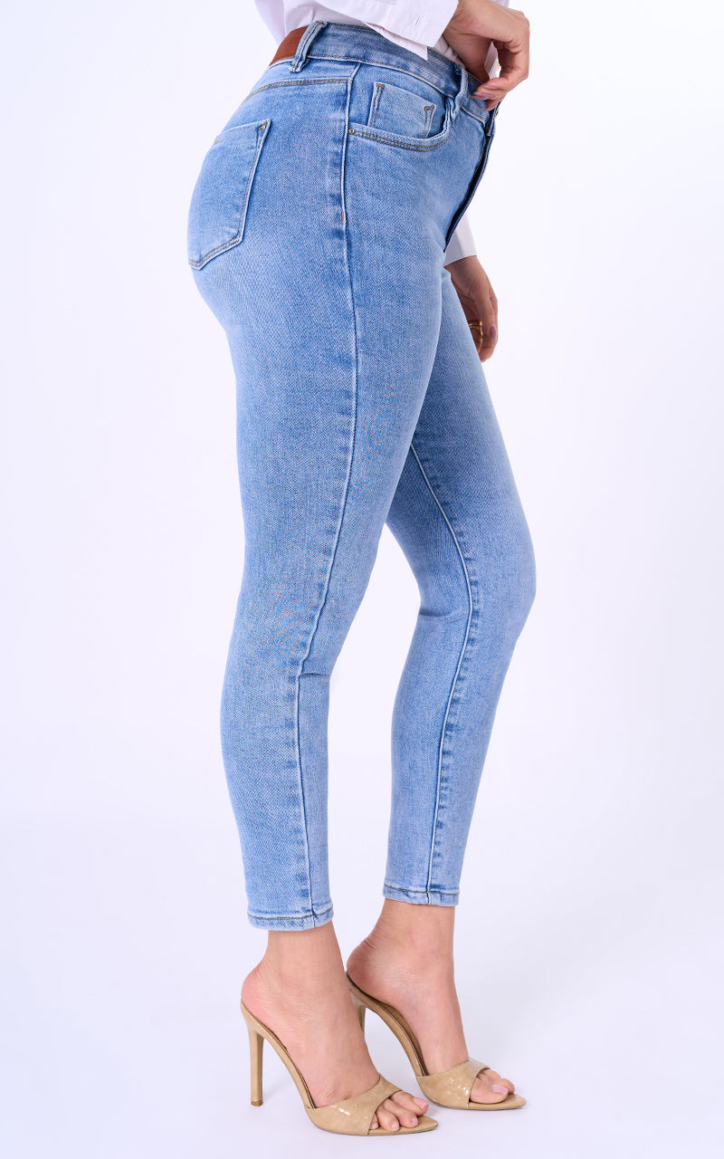 BASIC SKINNY ANKLE JEANS