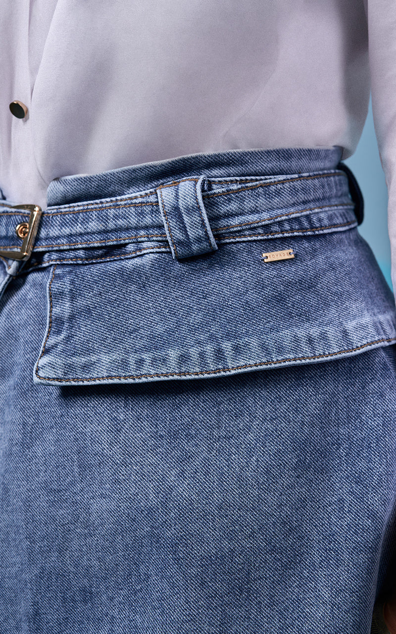 CINTURON DENIM HEBILLA DORDA