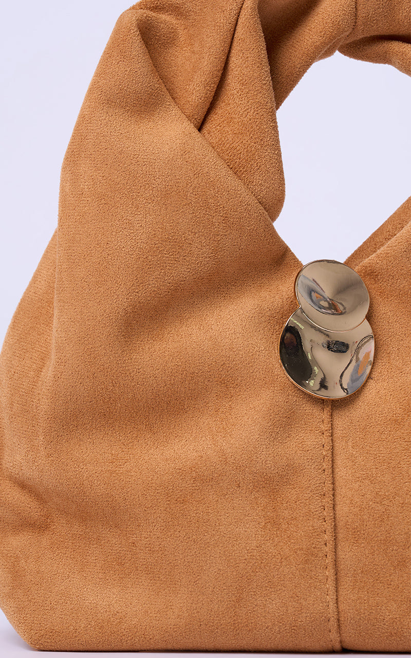 BOLSO DE MANO SUEDE