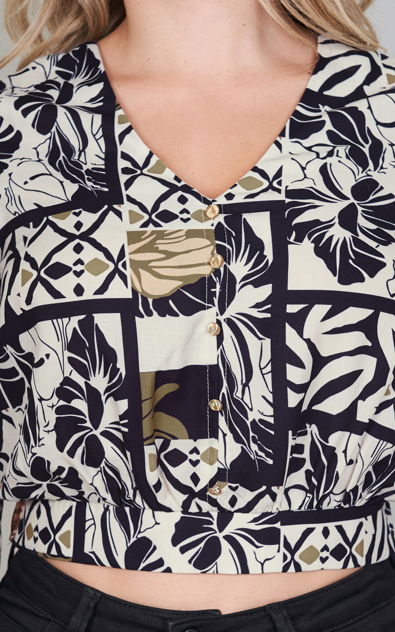MOROCCAN GARDENS BLOUSE & PANTS