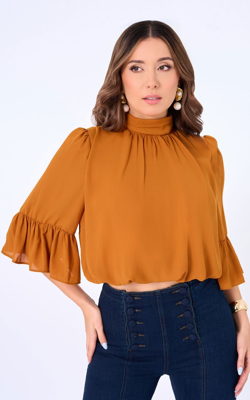 BLUSA MANGA LARGA