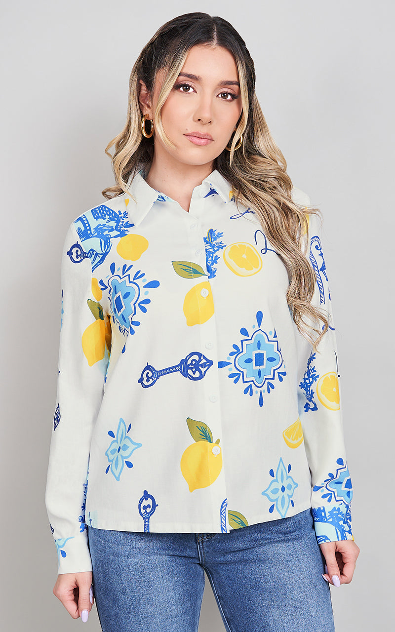 AMALFI LEMON SHIRT
