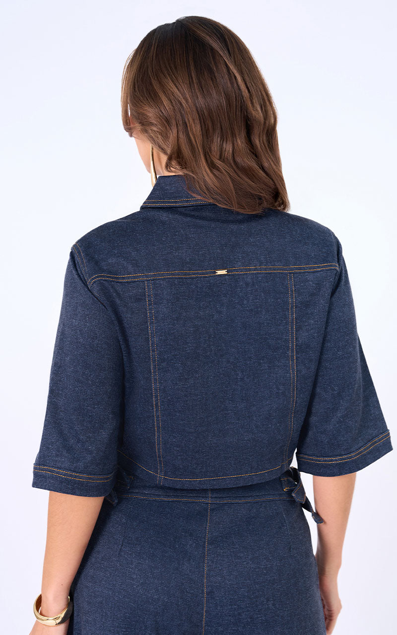 CONJUNTO DENIM CAMISA Y PANTALÓN