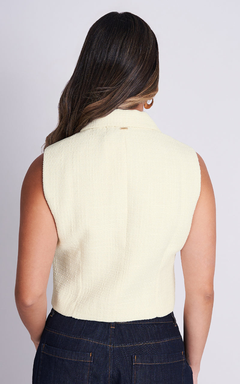 MAGDALENE VEST & MYLIE DENIM PANTS