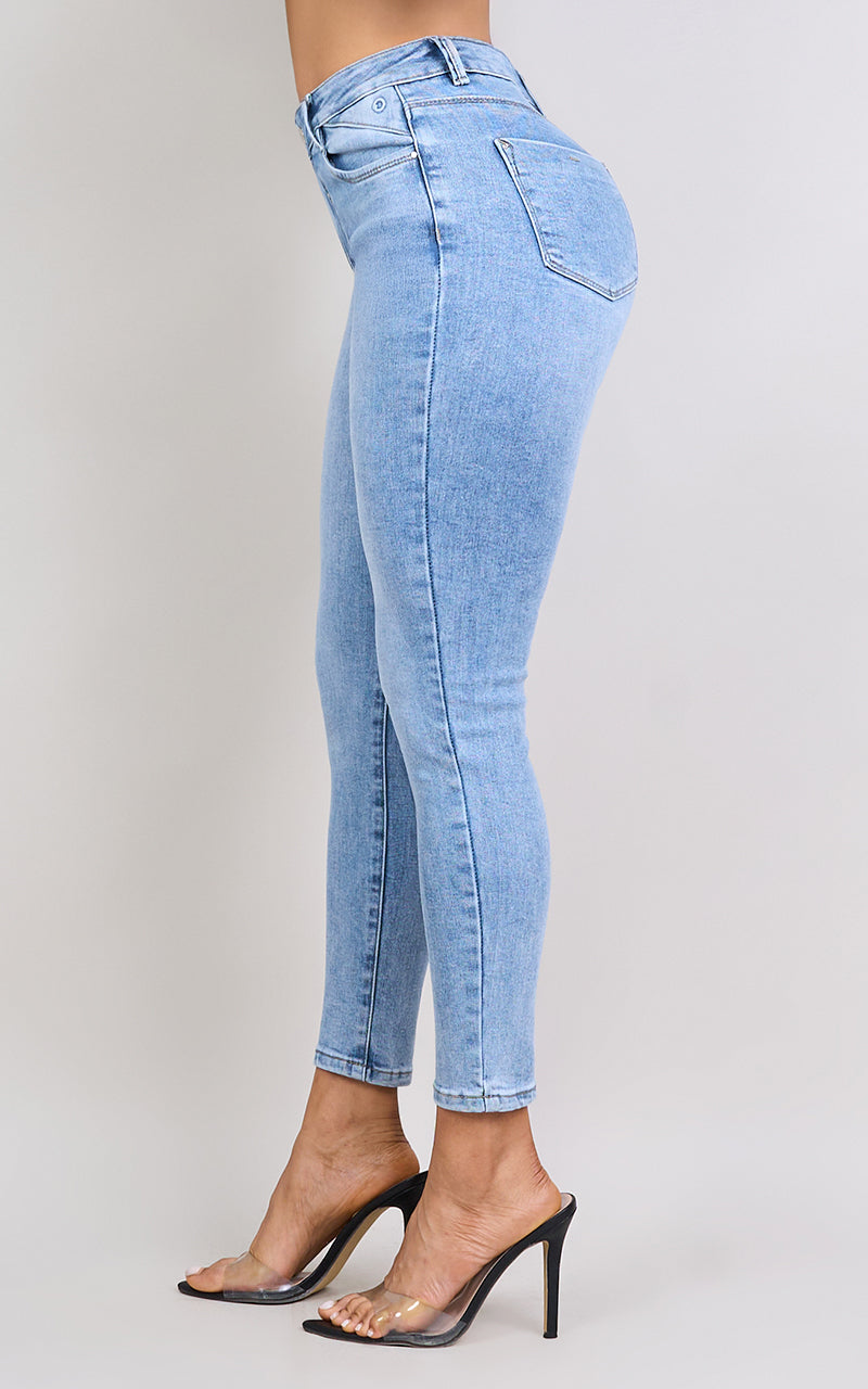 BASIC SKINNY ANKLE JEANS