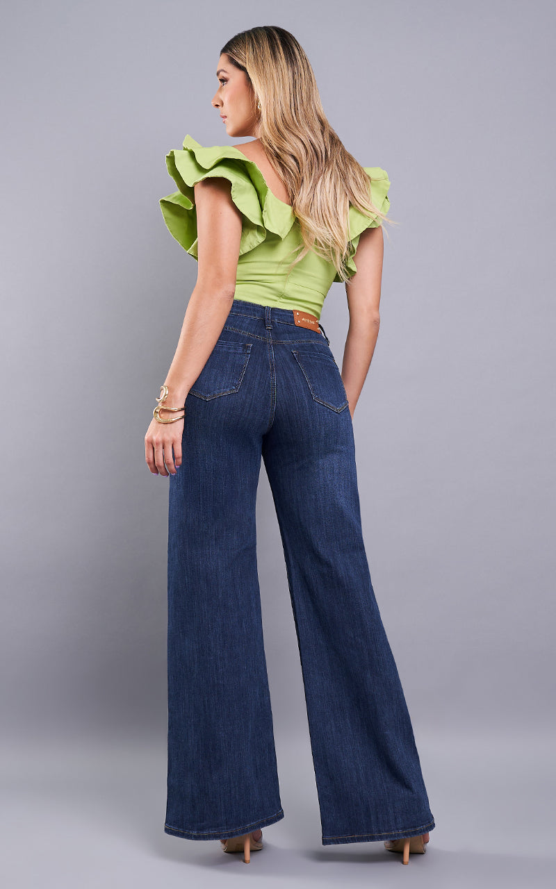 KAYLA WIDE LEG JEANS