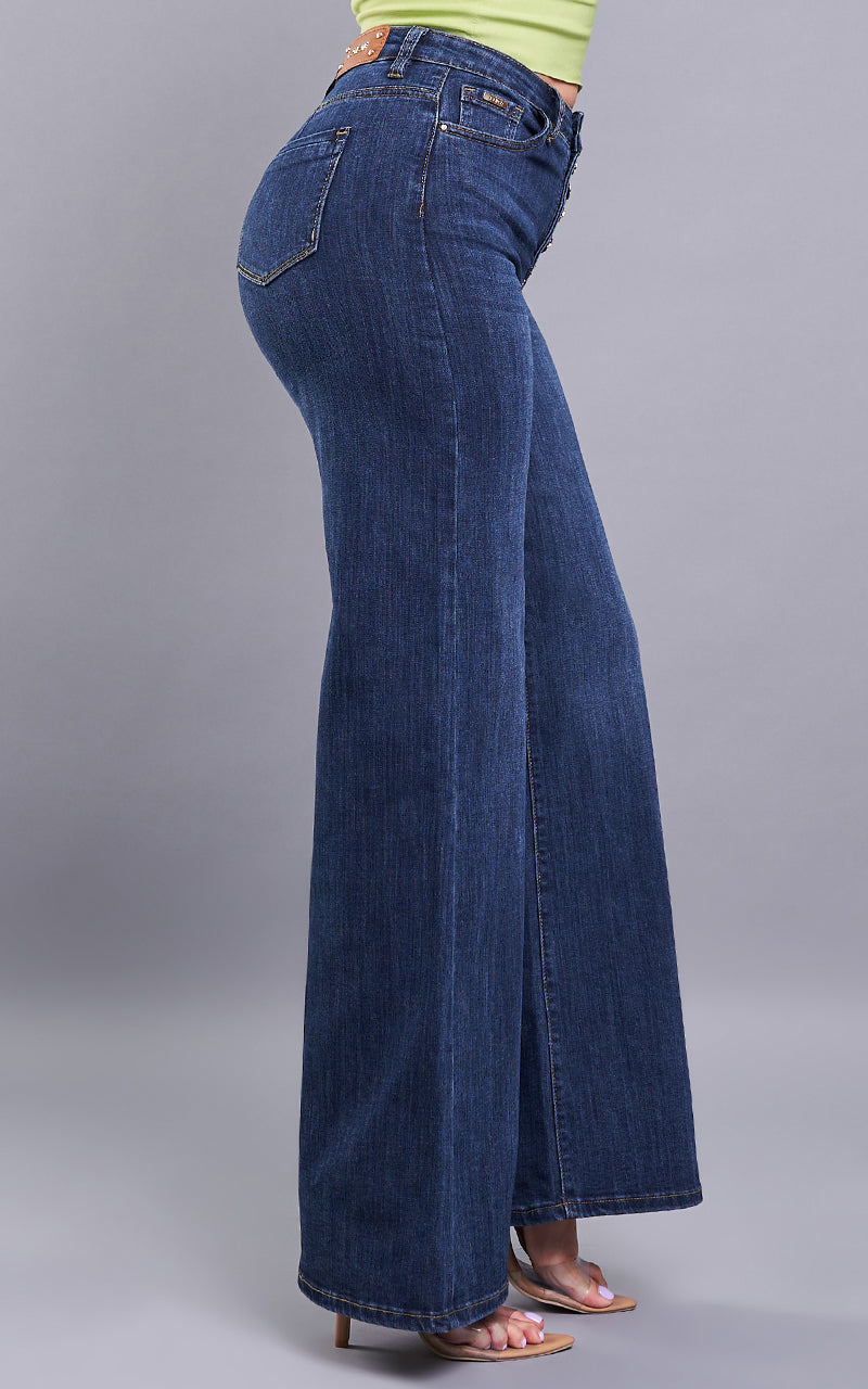 KAYLA WIDE LEG JEANS