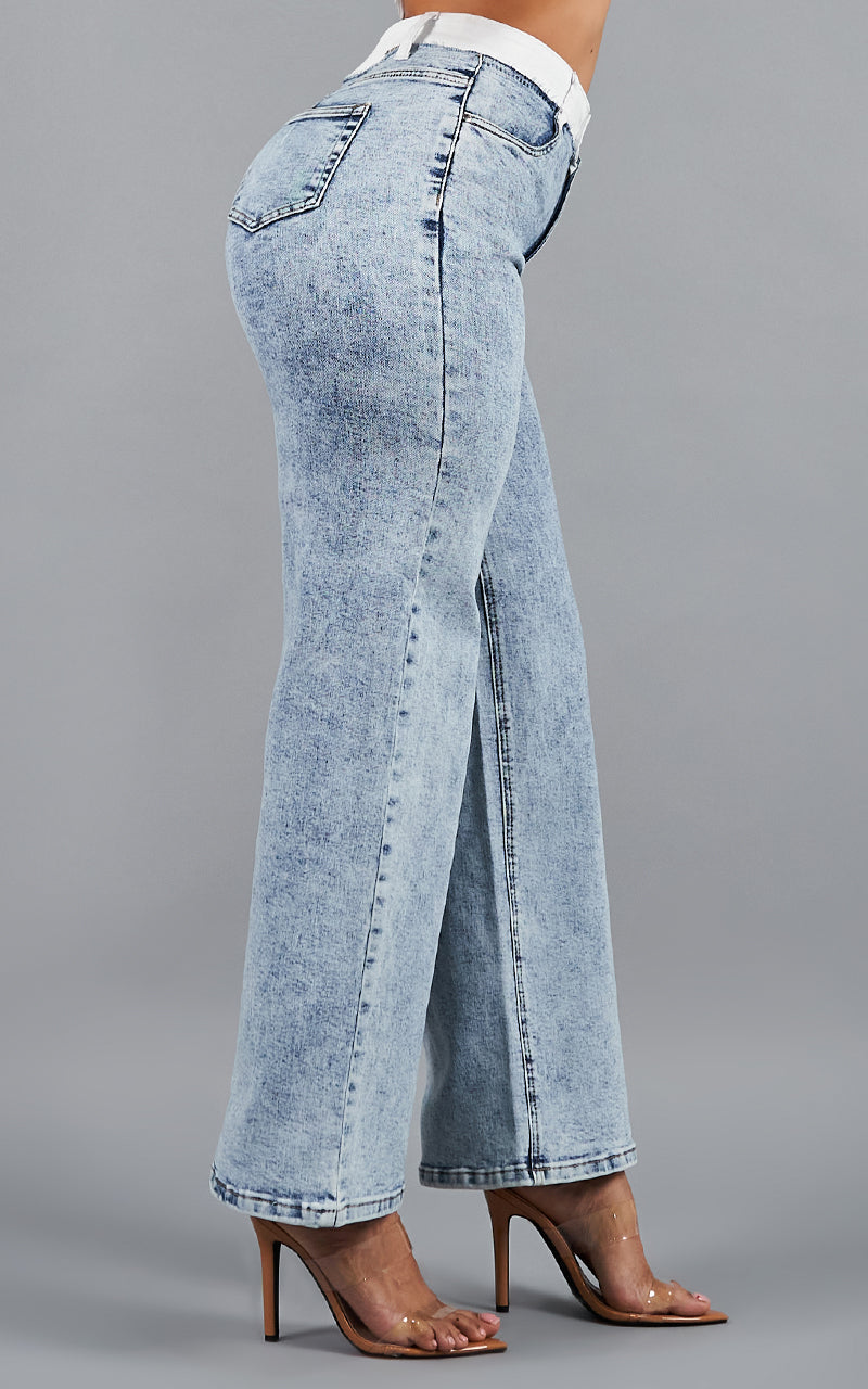 VERONICA WIDE LEG JEANS