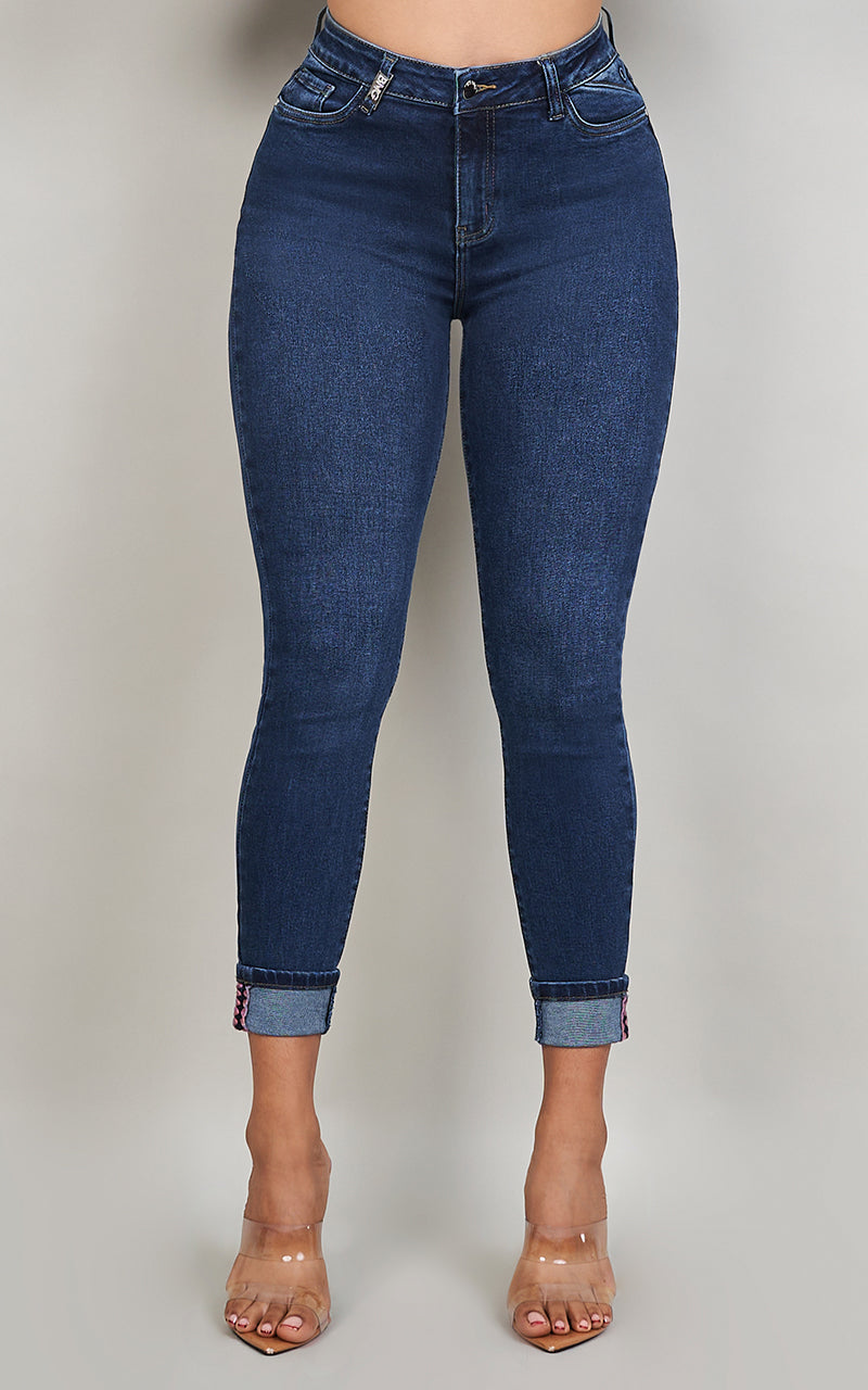 BASIC SKINNY ANKLE JEANS