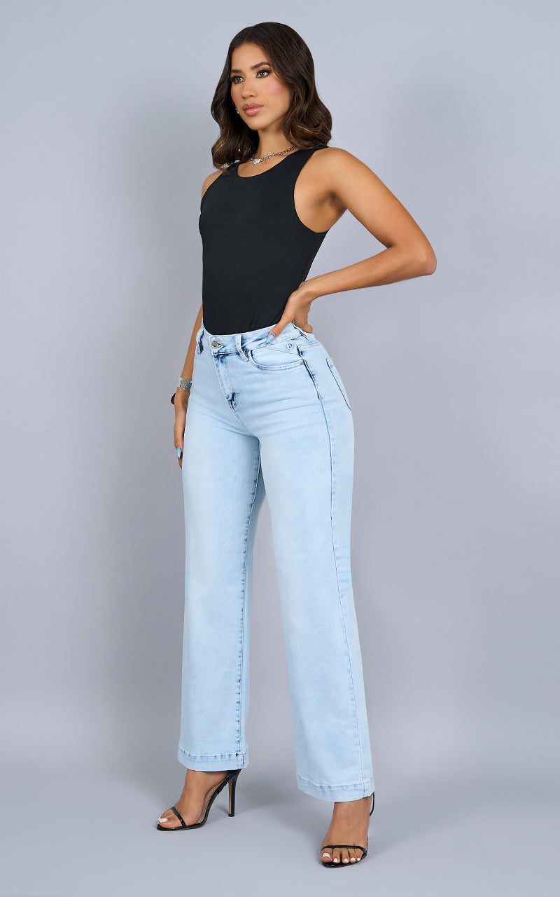 DENNY WIDE LEG JEANS
