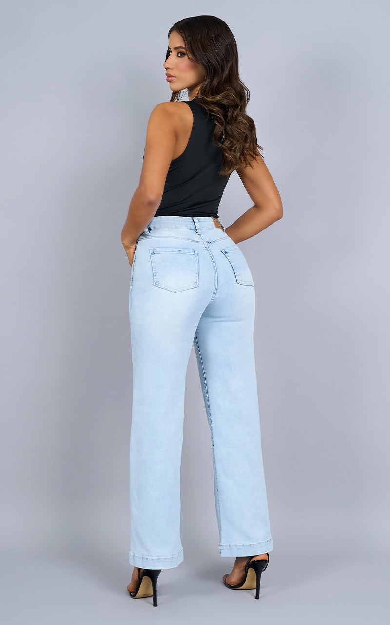 DENNY WIDE LEG JEANS