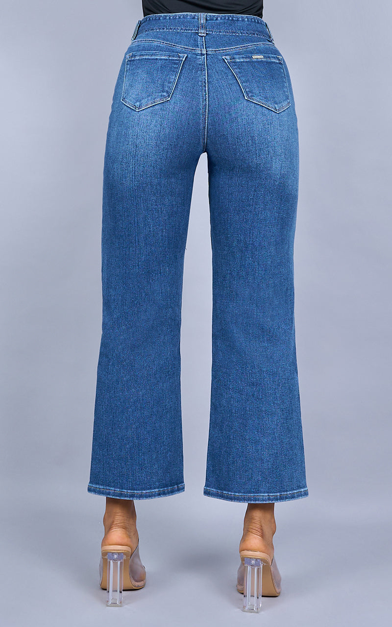 FABIANA STRAIGHT CROPPED JEANS