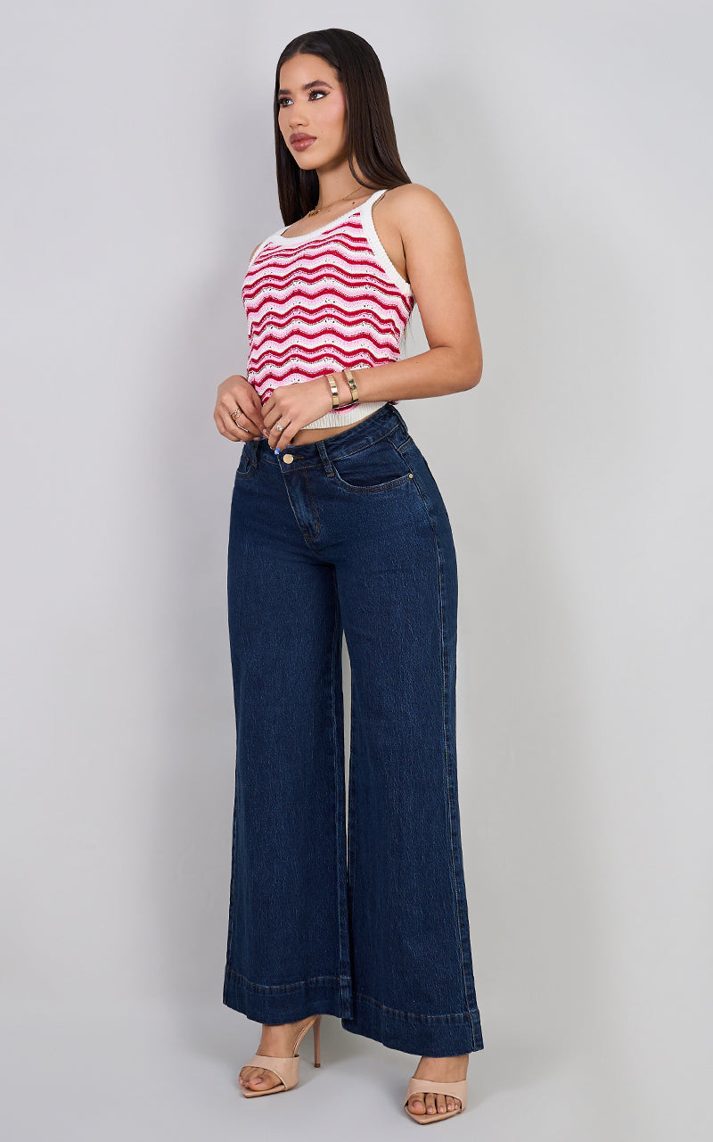 AVALUNA PALAZZO JEANS