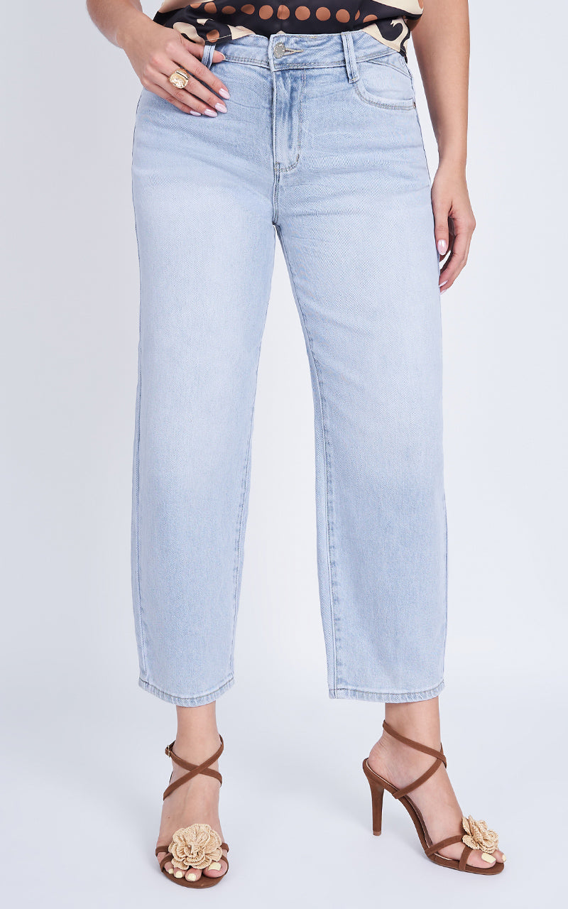 JEANS BARREL TIRO ALTO