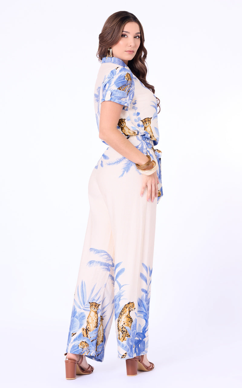 CONJUNTO CAMISA Y PANTALÓN ESTAMPADO