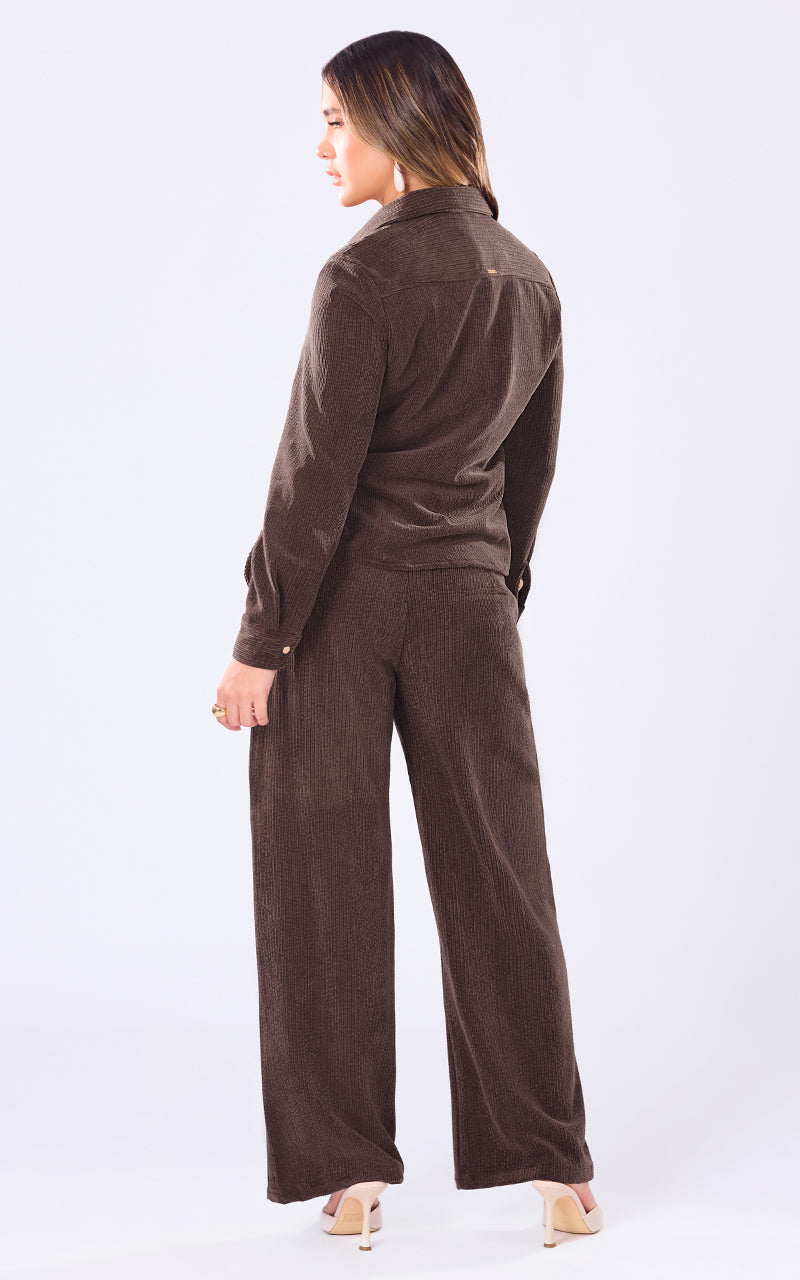 PANTALON STRAIGHT UNICOLOR