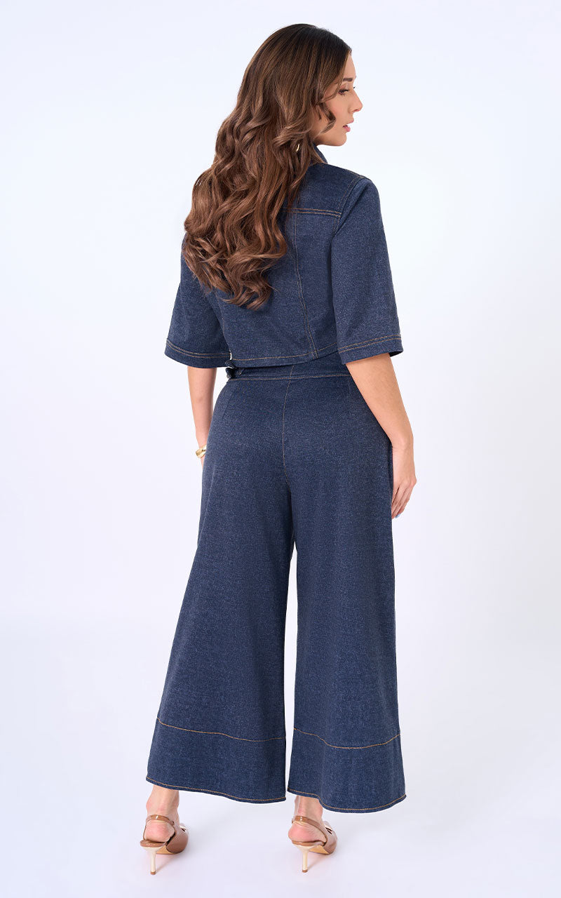 CONJUNTO DENIM CAMISA Y PANTALÓN