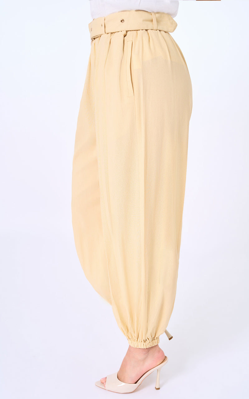 PANTALON ALADINO CON CINTURON