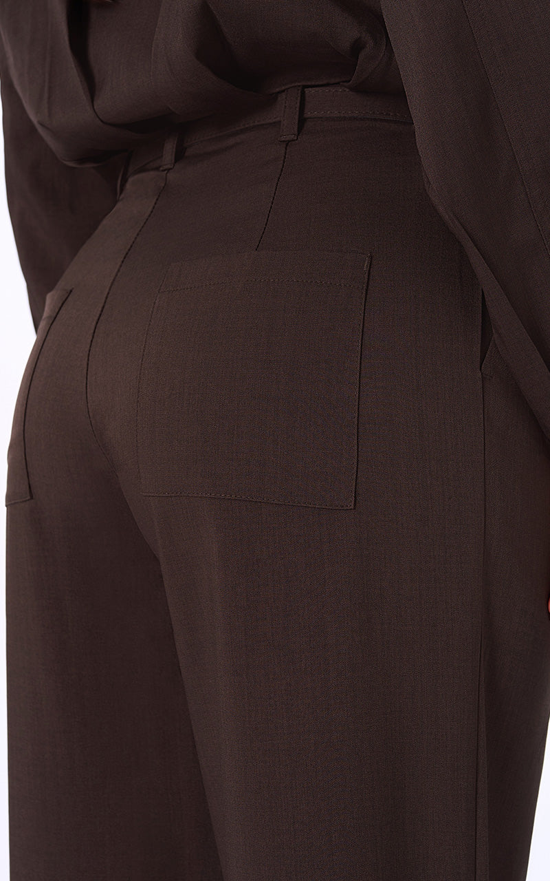 PANTALON STRAIGTH CON CINTURON
