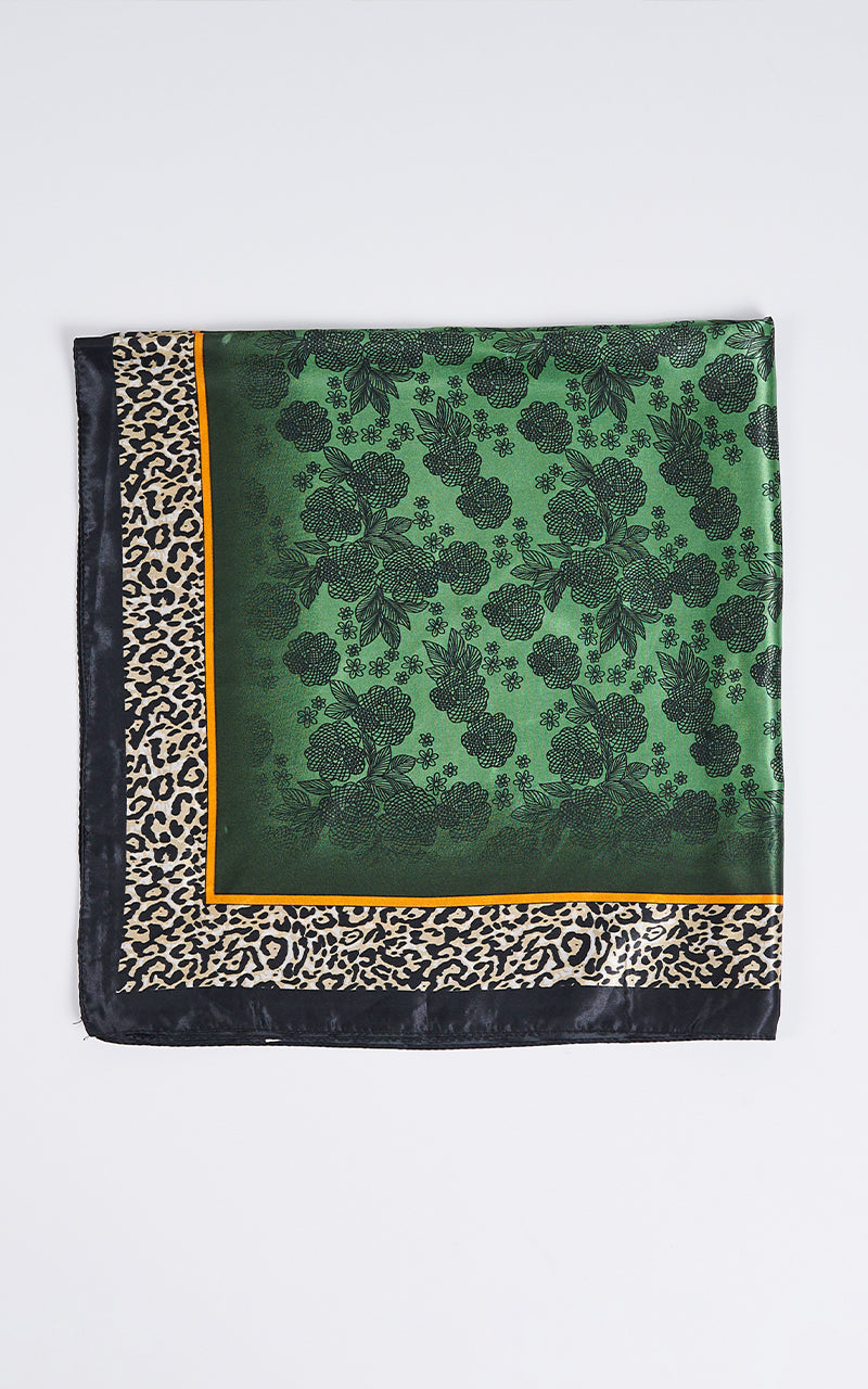 EMERALD JUNGLE SCARF 90X90