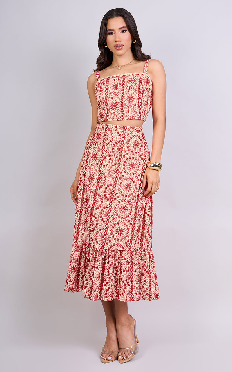 DEEP LOVE TOP & SKIRT