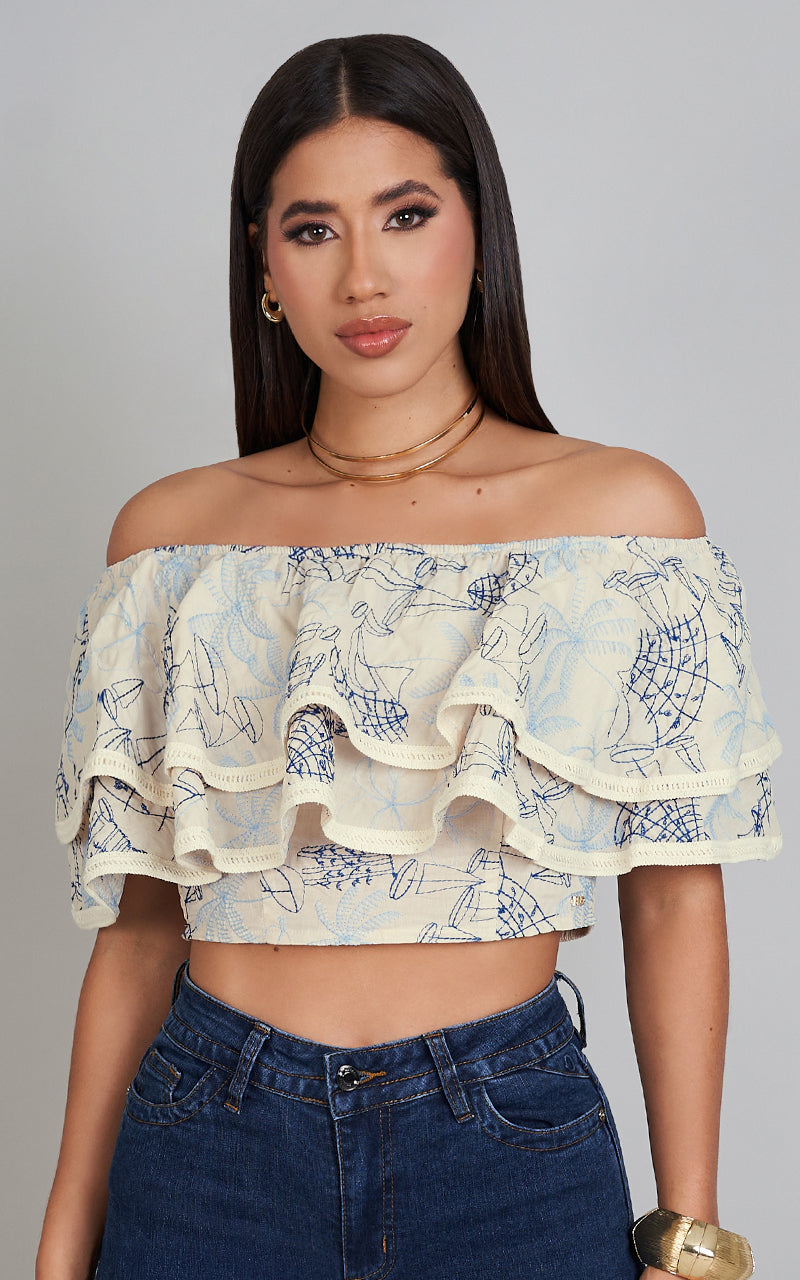 MEDITERRANEAN BREEZE TOP & SHORT