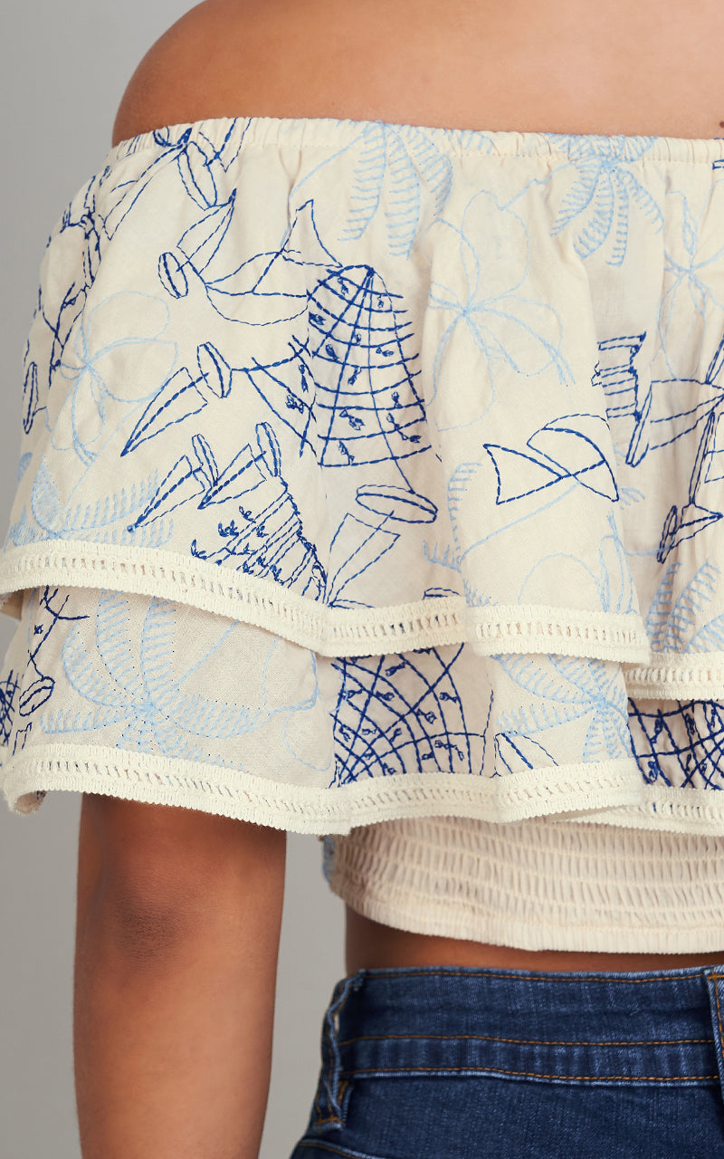 MEDITERRANEAN BREEZE TOP & SHORT