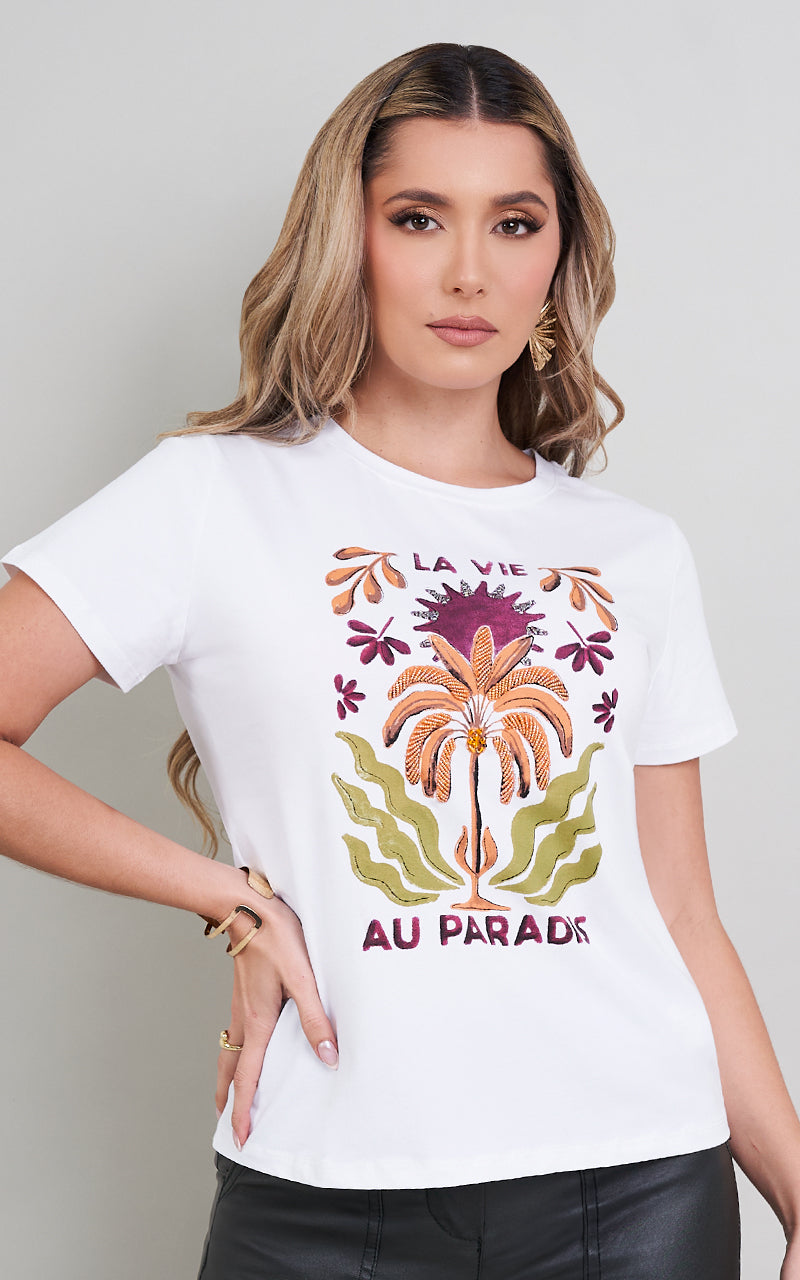LA VIE AU PARADIS T-SHIRT