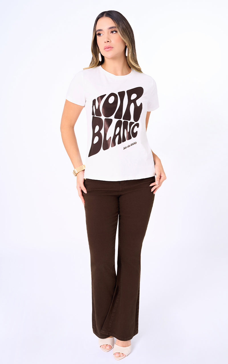 T-SHIRT BASICO CON FRASE
