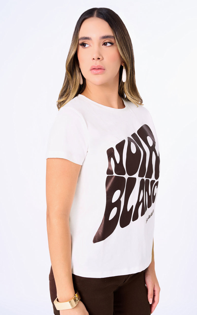 T-SHIRT BASICO CON FRASE