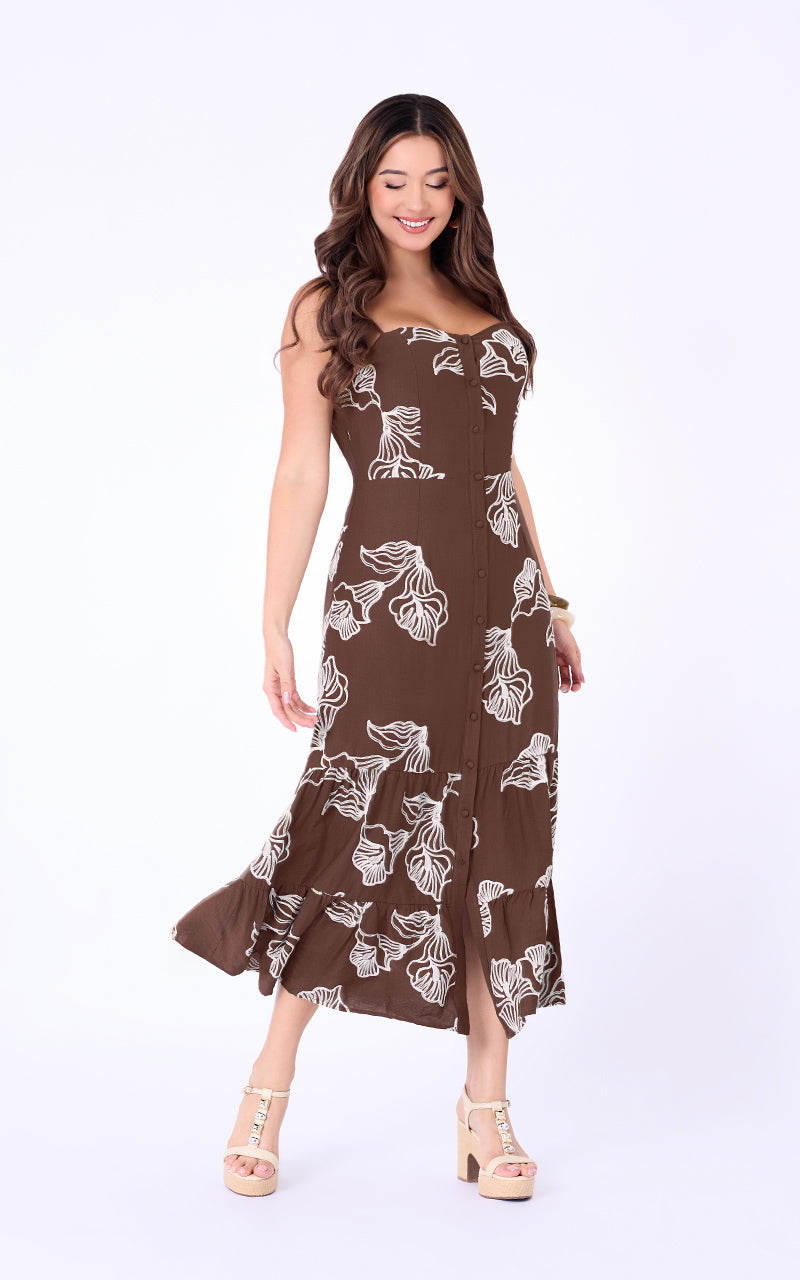 VESTIDO ESTAMPADO SIN MANGA