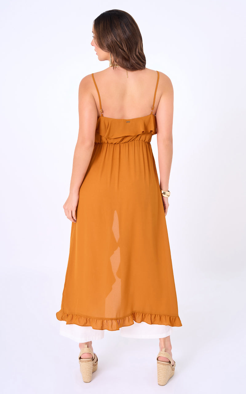 VESTIDO CON TIRANTES FINOS