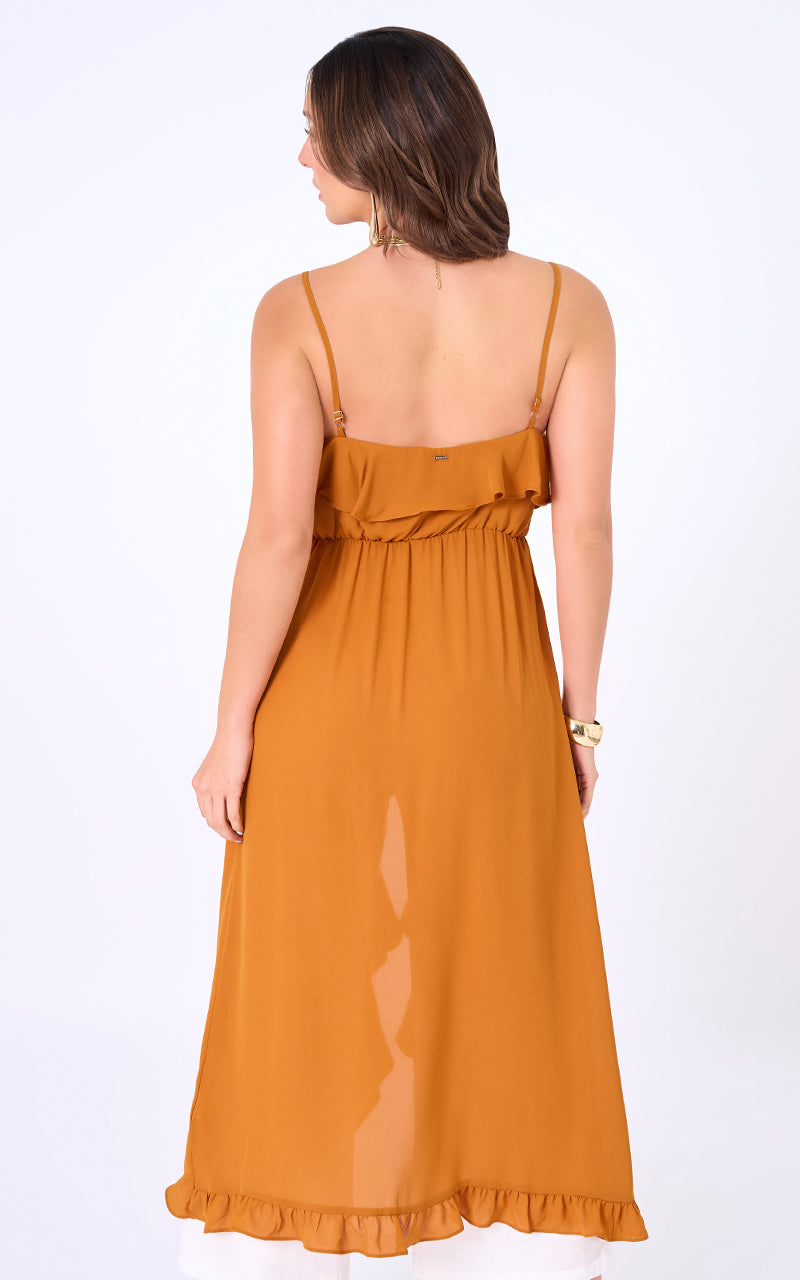 VESTIDO CON TIRANTES FINOS