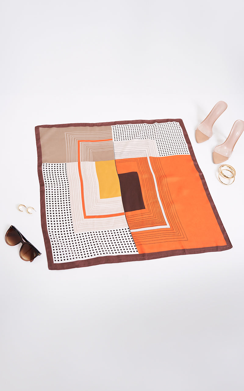 RETRO PRINTED SCARF