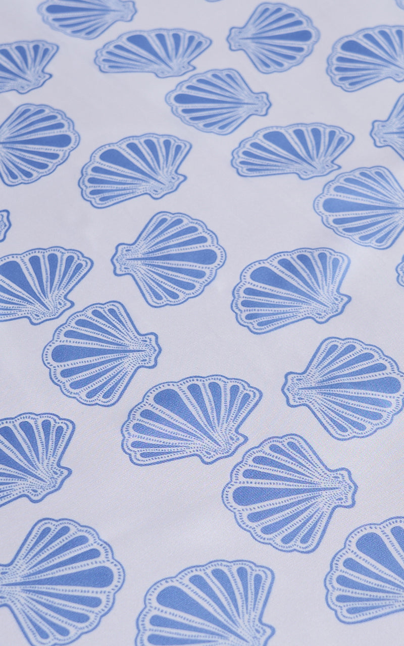 BLUE SHELL SCARF