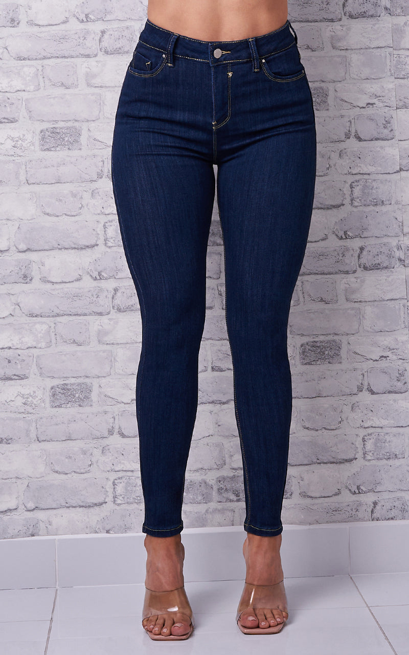 BASIC SKINNY ANKLE JEANS