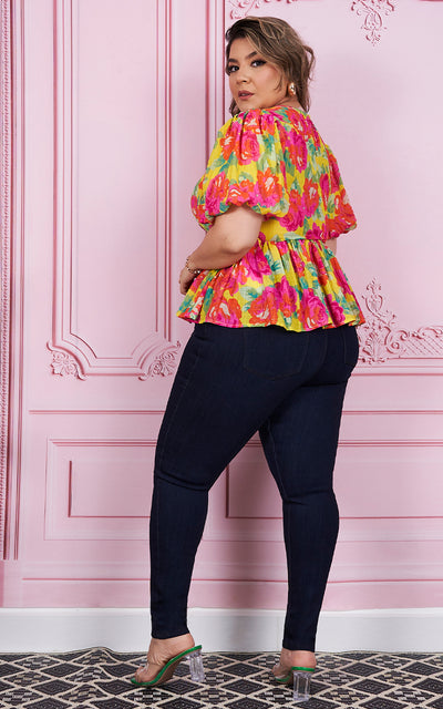 PLUS SIZE SKINNY ANKLE JEANS