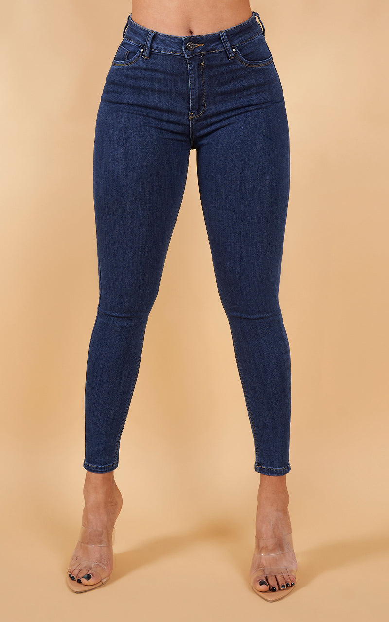 BASIC SKINNY ANKLE JEANS