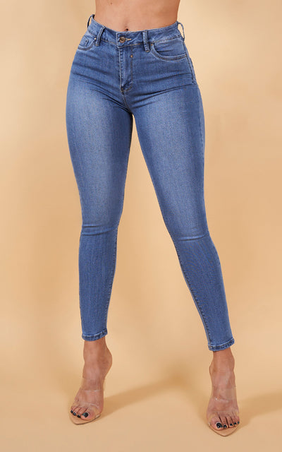 BASIC SKINNY ANKLE JEANS