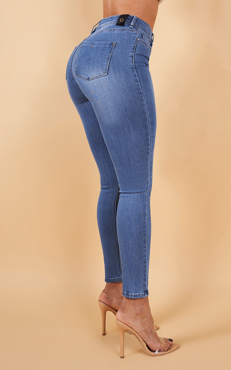 BASIC SKINNY ANKLE JEANS