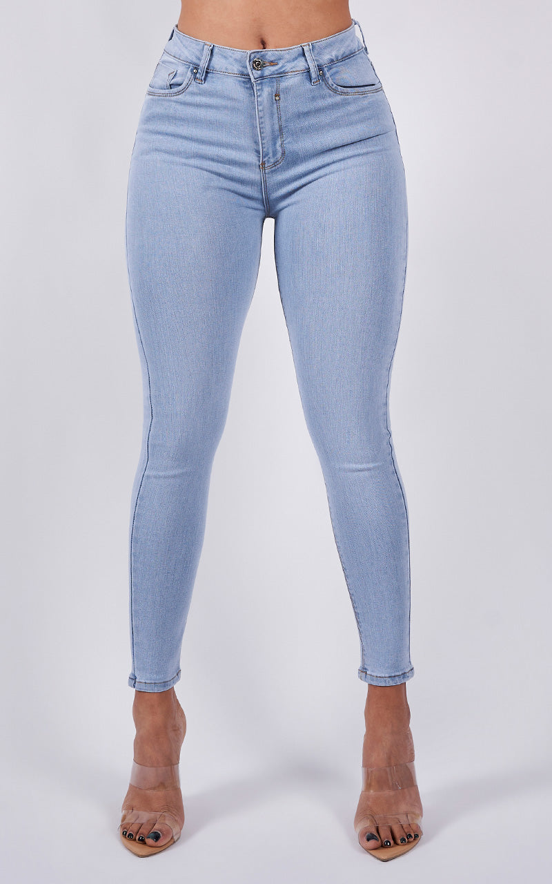 BASIC SKINNY ANKLE JEANS