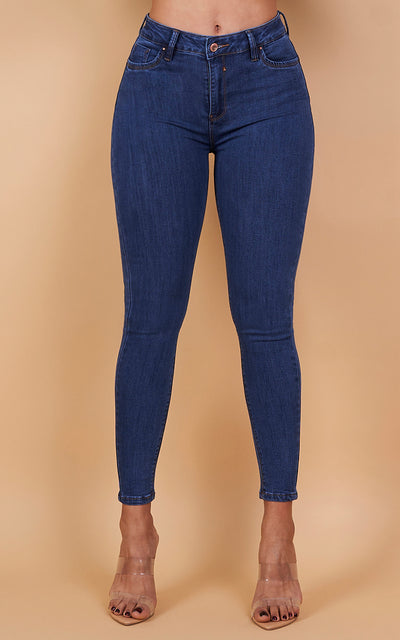 BASIC SKINNY ANKLE JEANS