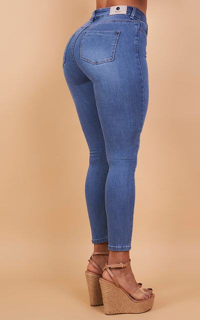 BASIC SKINNY ANKLE JEANS