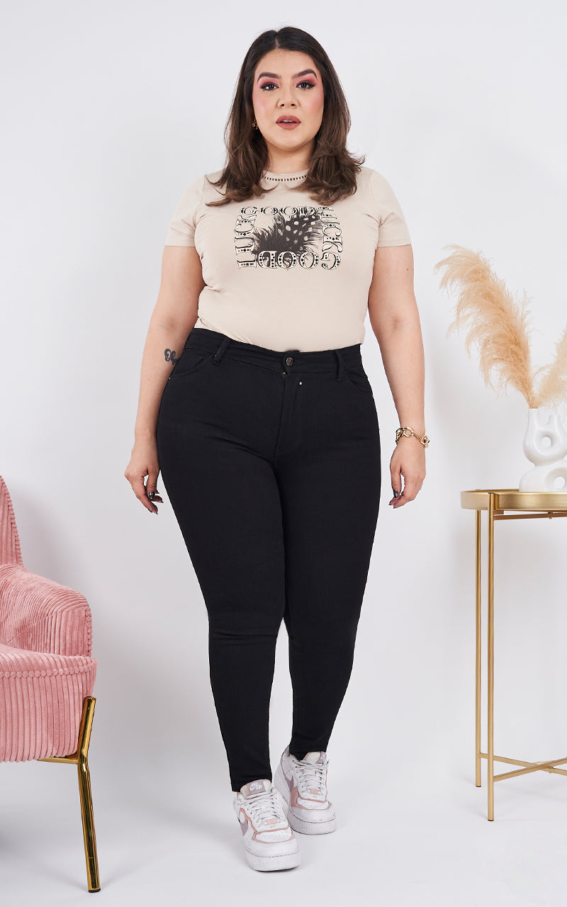 PLUS SIZE SKINNY ANKLE JEANS