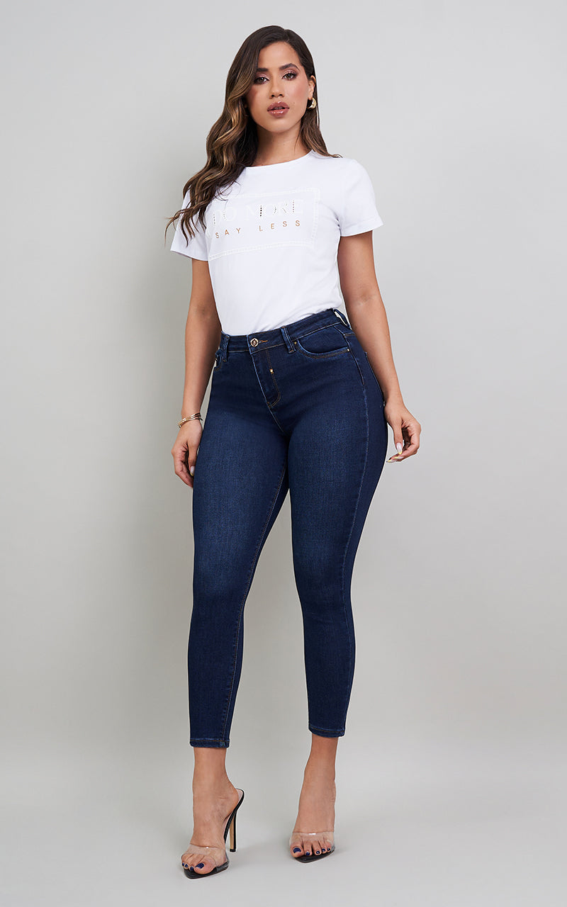 BASIC SKINNY ANKLE JEANS