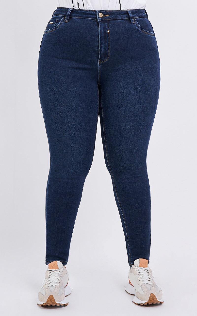 PLUS SIZE SKINNY ANKLE JEANS